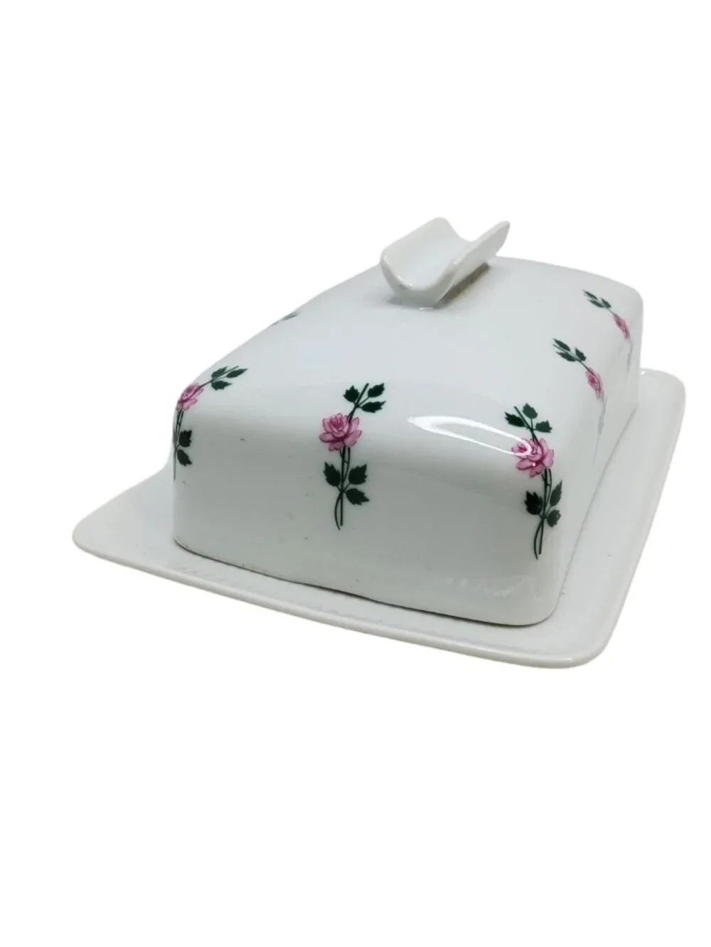 vintage seltmann weiden bavarian porcelain 1lb. butter dish